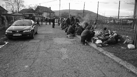 Border camp at Dimitrovgrad, Serbia